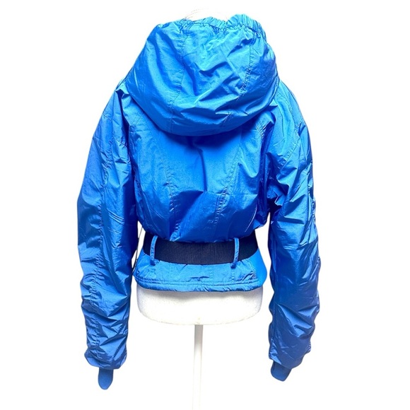 Free People Powder Vixen Jacket Women's Blue Hooded Jacket Small - Picture 14 of 16